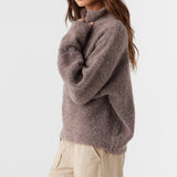 Georgiana Mockneck Half-Zip Sweater