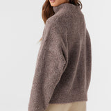 Georgiana Mockneck Half-Zip Sweater