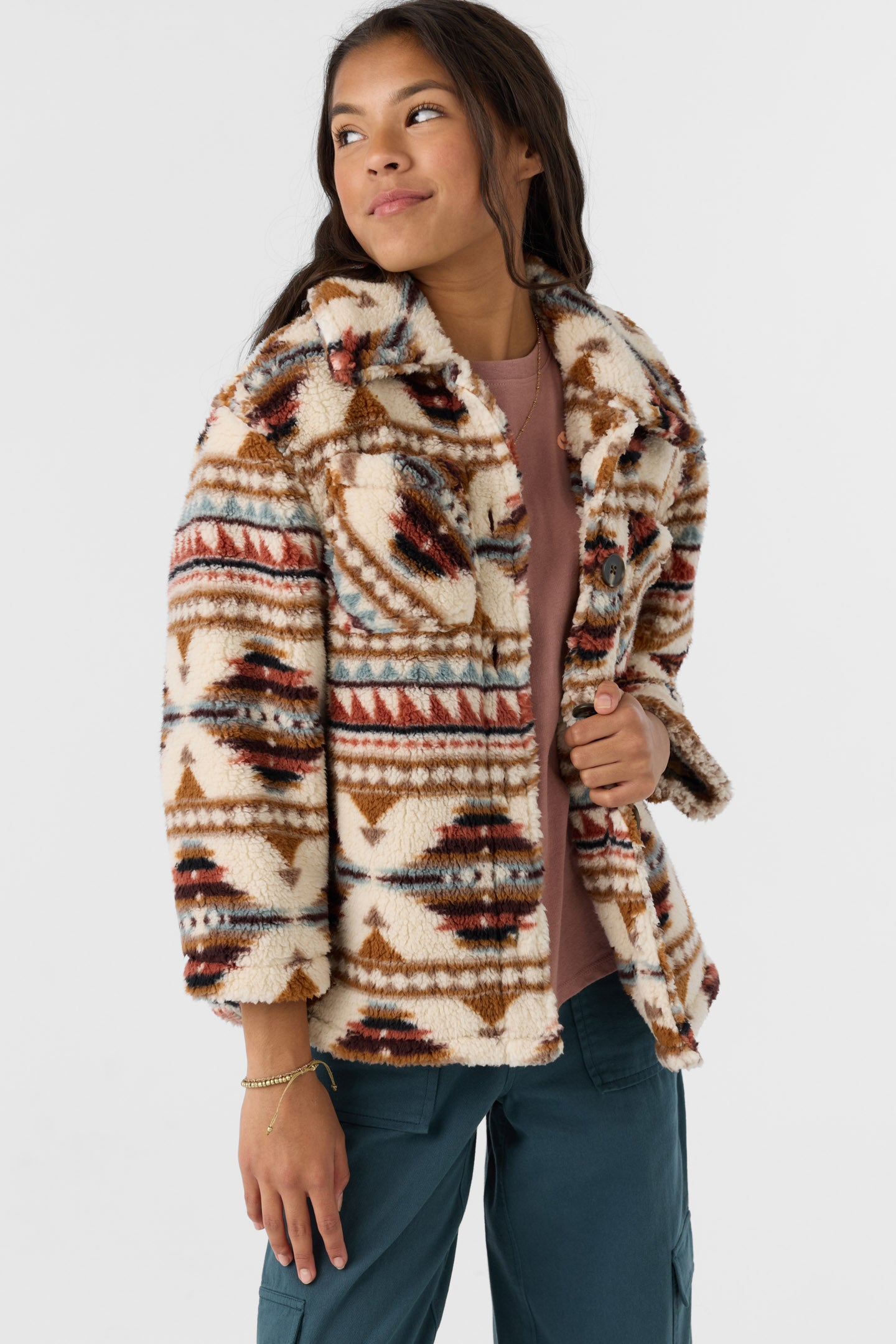 GIRL'S GENE PRINTED JACKET