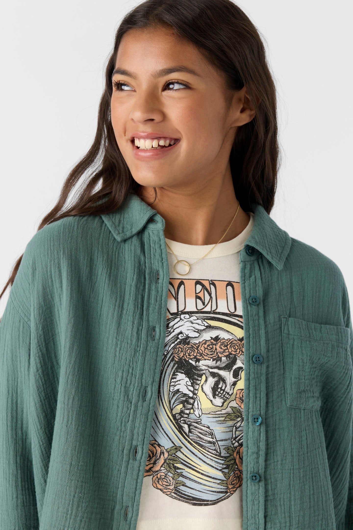 GIRL'S LENITA LONG SLEEVE TOP