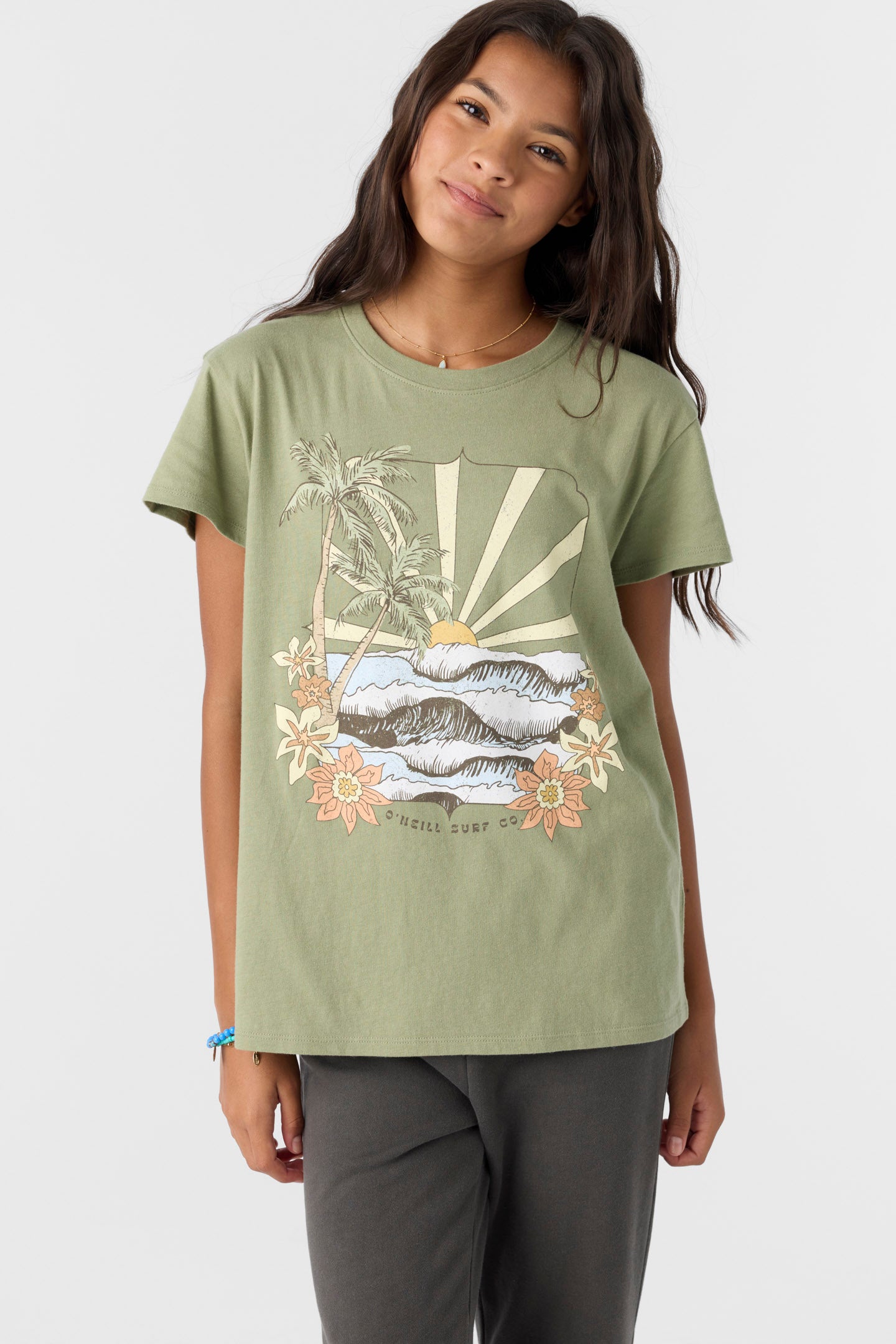 GIRL'S TROPICAL SWELL TEE