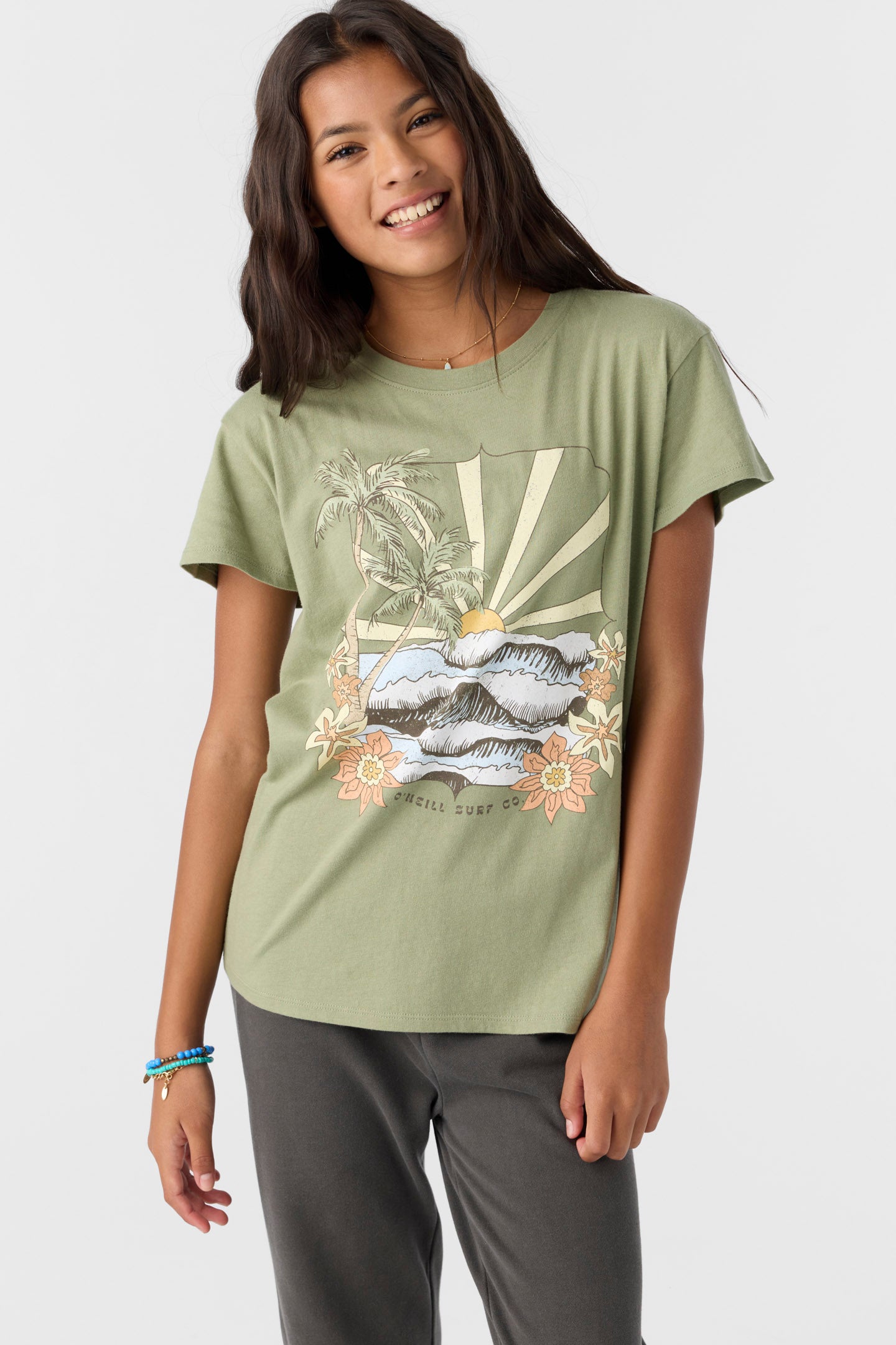 GIRL'S TROPICAL SWELL TEE