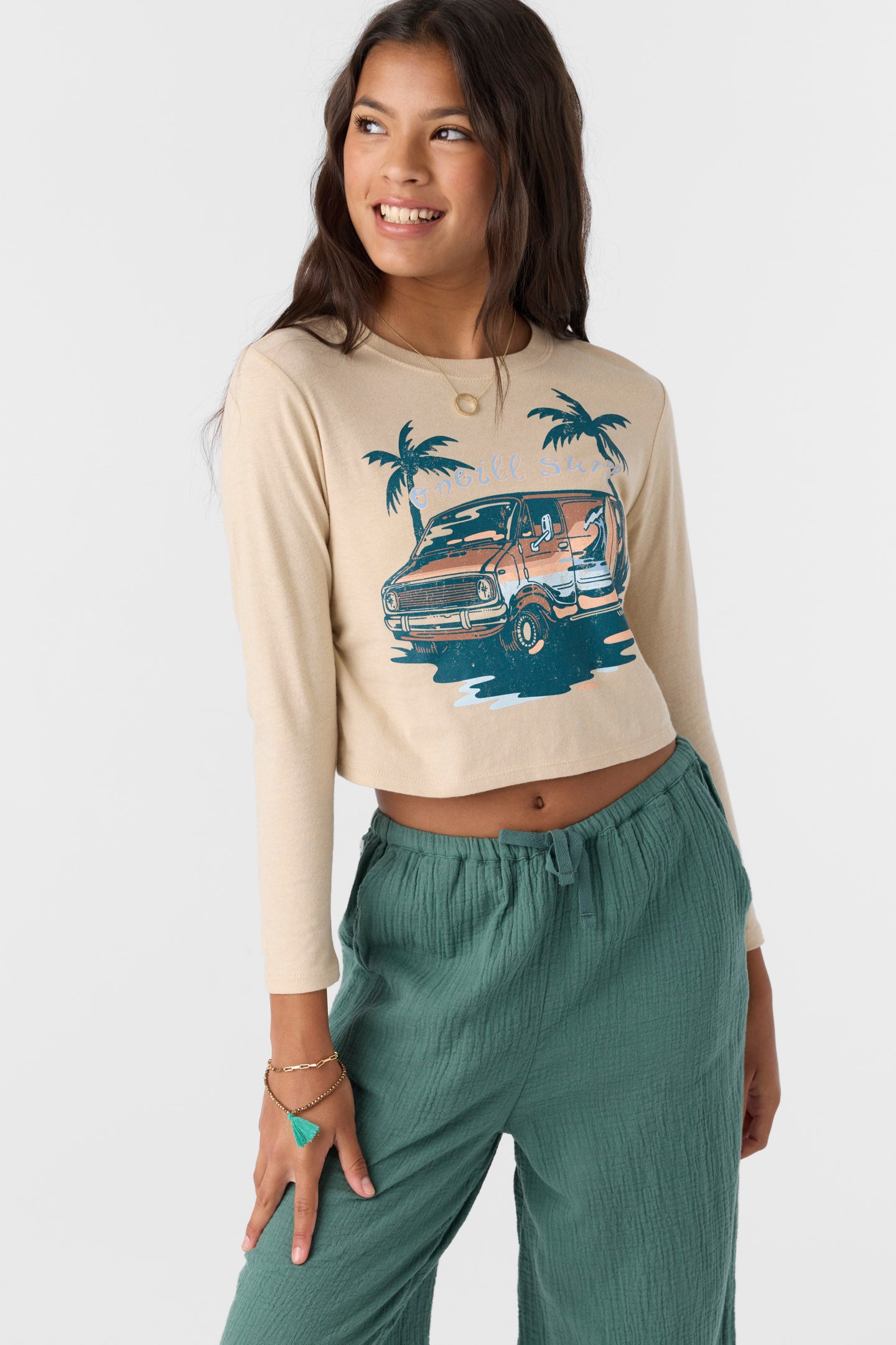 GIRL'S COASTAL CRUISER LONG SLEEVE TEE