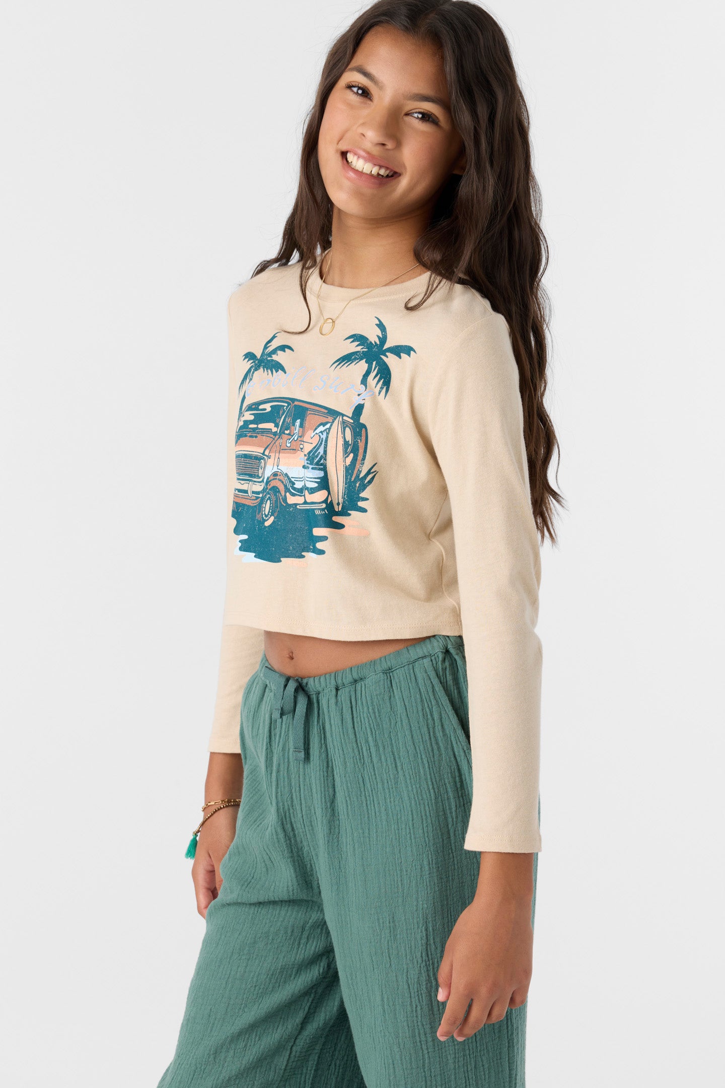 GIRL'S COASTAL CRUISER LONG SLEEVE TEE