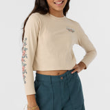 Girl's Flower Vinez Long Sleeve Tee