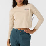 Girl's Flower Vinez Long Sleeve Tee