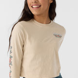 Girl's Flower Vinez Long Sleeve Tee