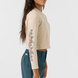 Girl's Flower Vinez Long Sleeve Tee