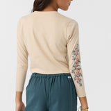 Girl's Flower Vinez Long Sleeve Tee