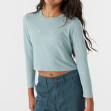 Girl's Branded Long Sleeve Tee