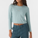 Girl's Branded Long Sleeve Tee