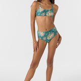 Girl's Naya Floral Strappy Side Bralette Top Set