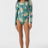 Girl's Naya Floral Twist Back Surf Suit