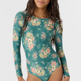 Girl's Naya Floral Twist Back Surf Suit
