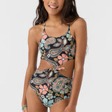 Girl's Mod Boho Knot Front One-Piece