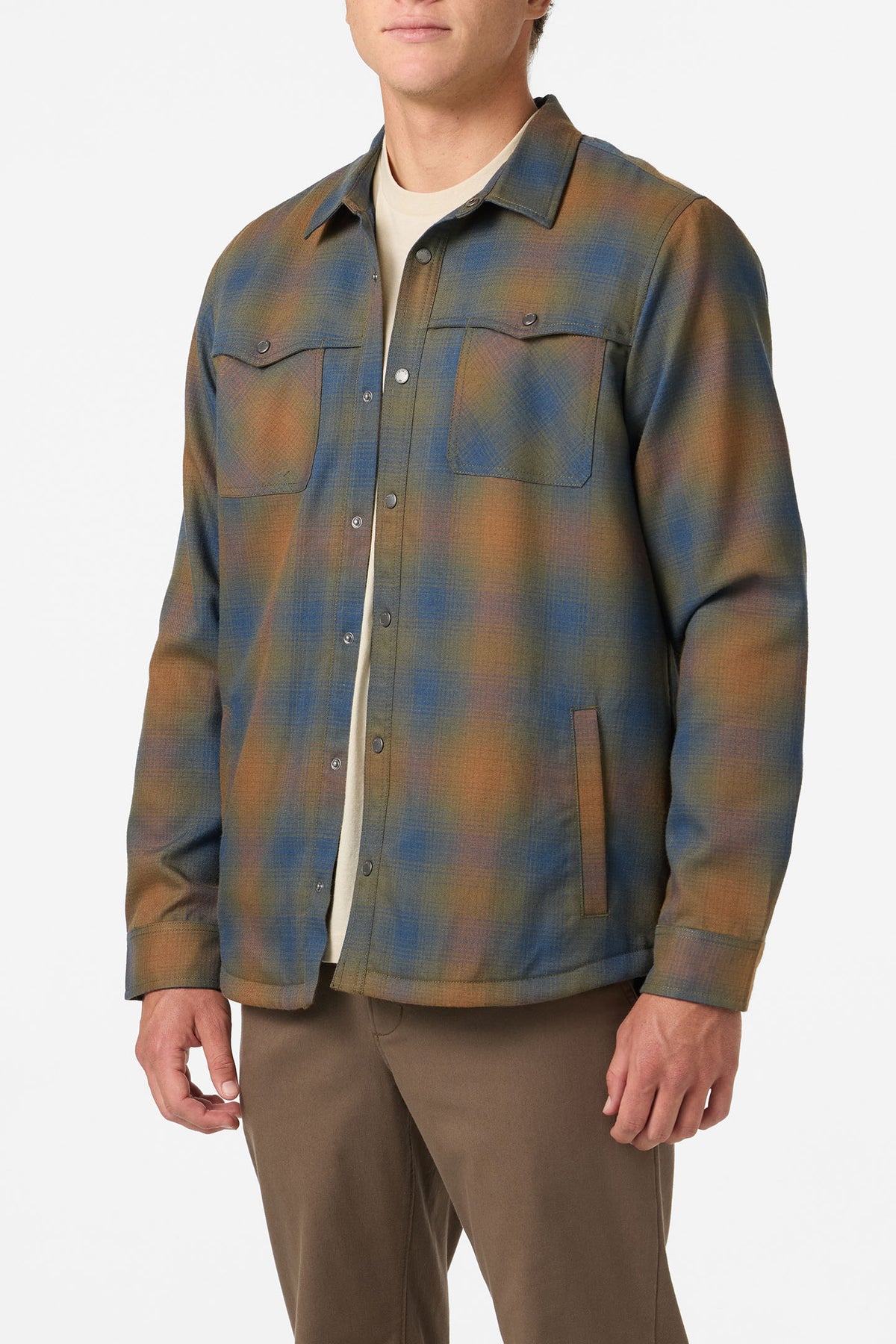 Ranchero Plaid Western Jacket - Army Green | O