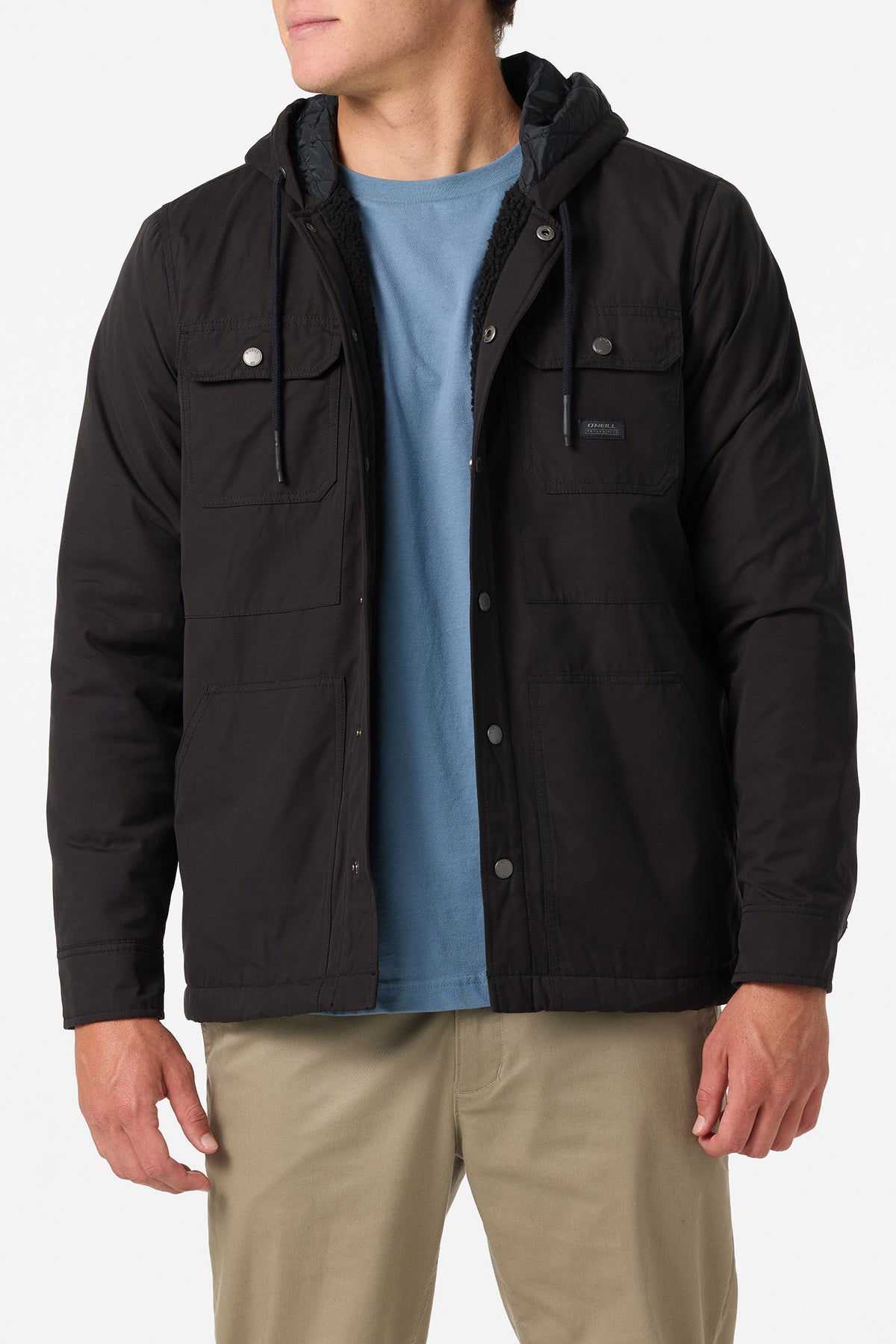 TRVLR Royce Hooded Jacket - Black | O