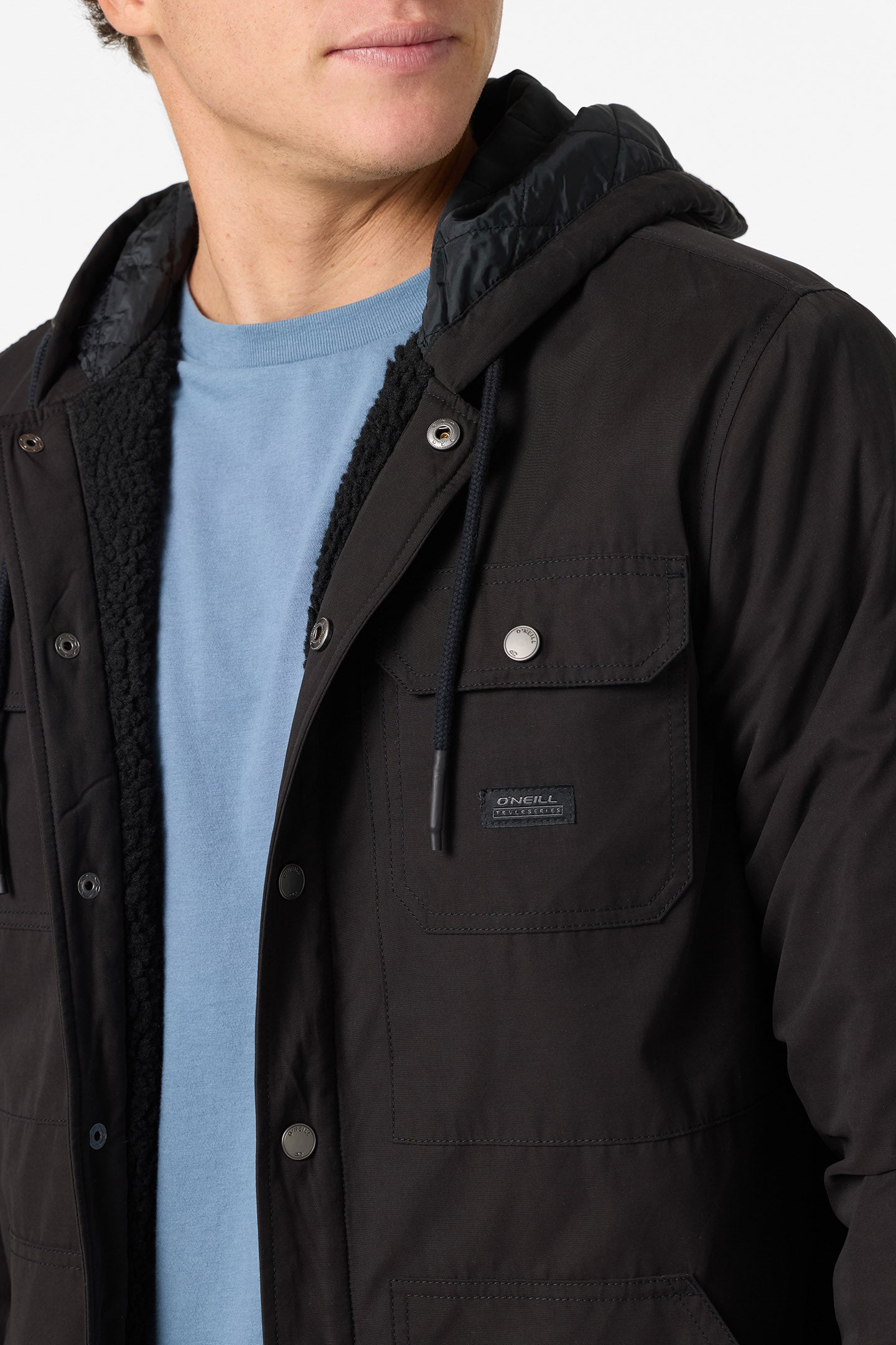 TRVLR Royce Hooded Jacket - Black | O'Neill