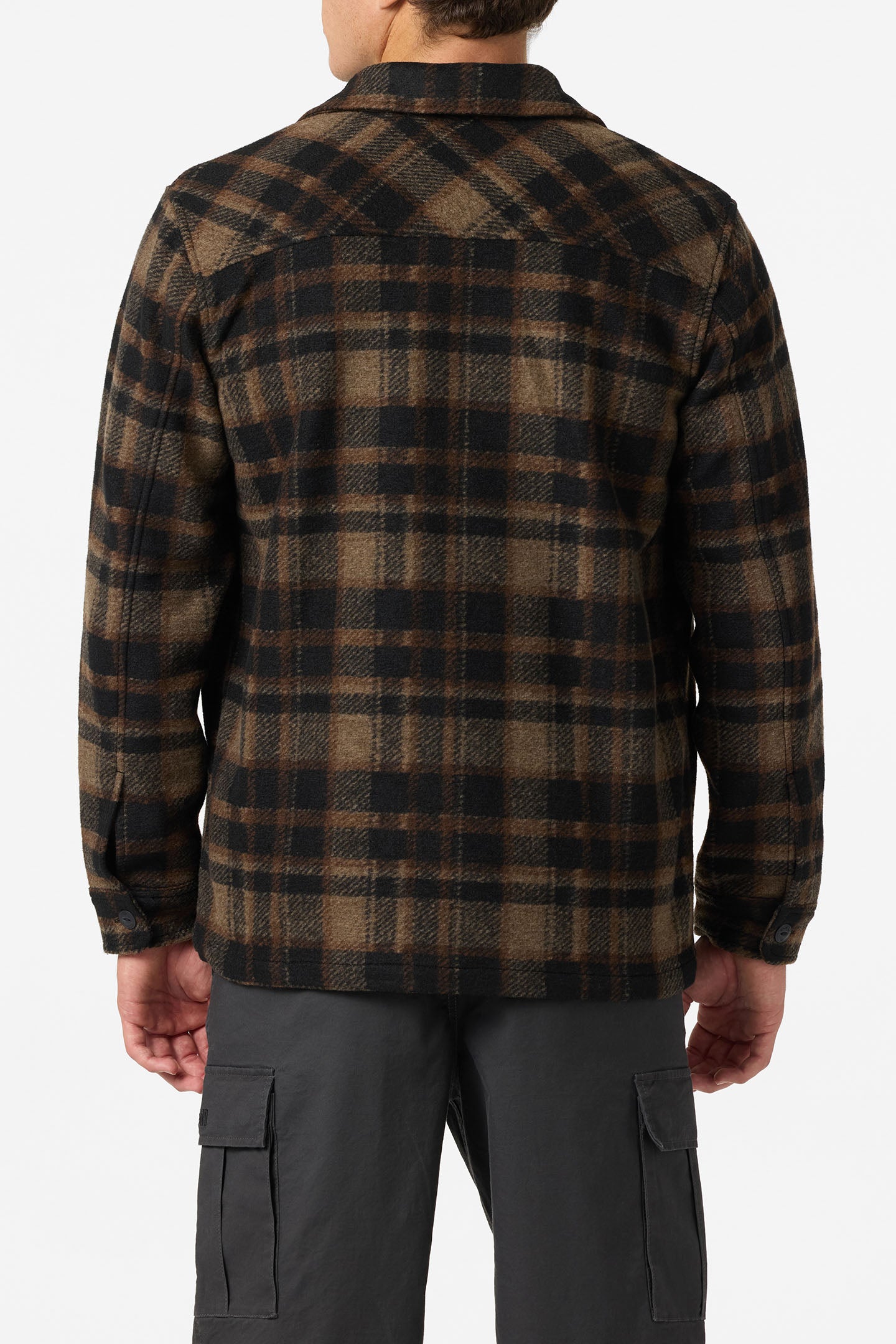 O'Riginals Lux Overshirt Standard Fit Long Sleeve Shirt - Black