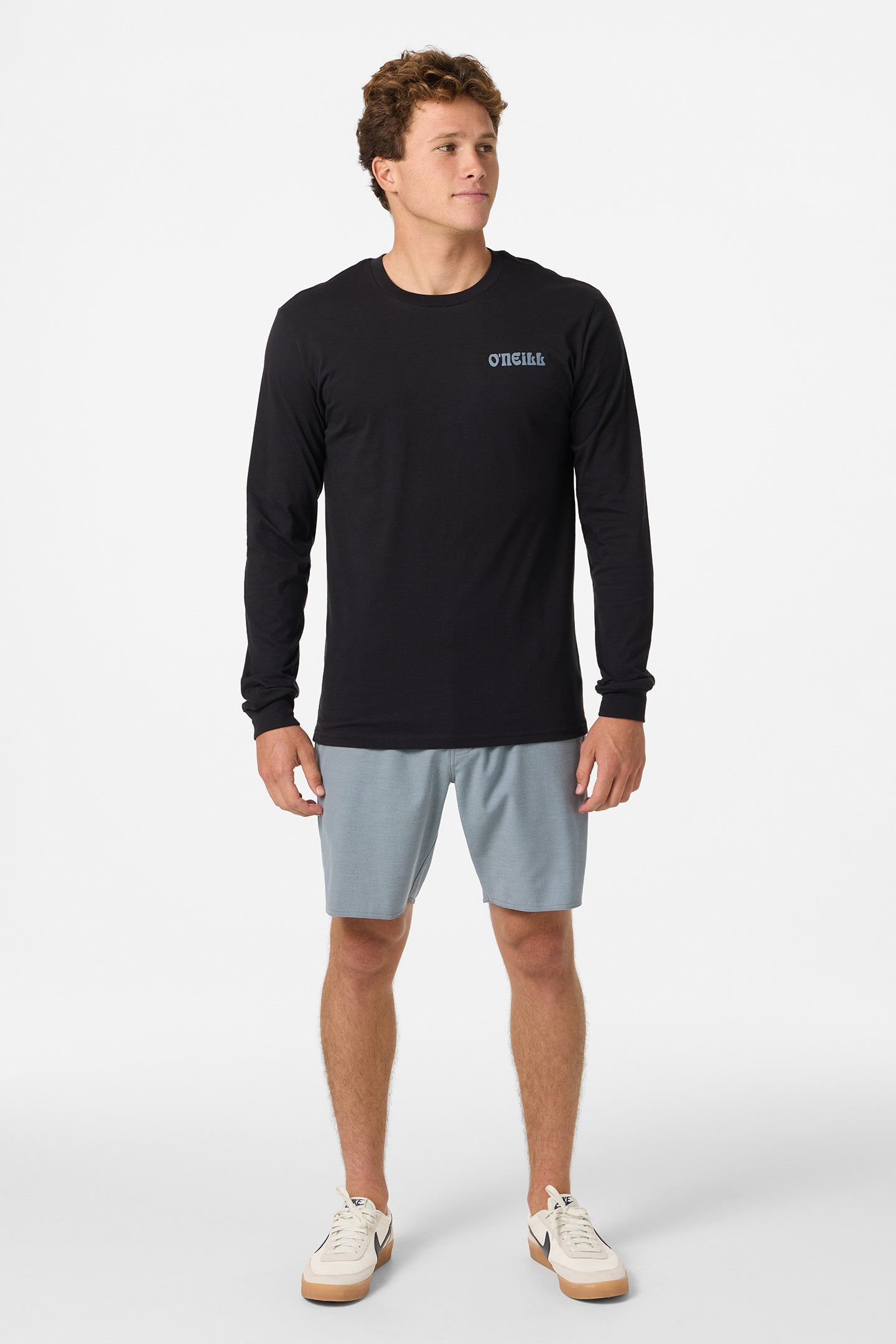Pivot Long Sleeve Standard Fit Long Sleeve Tee - Black | O'Neill