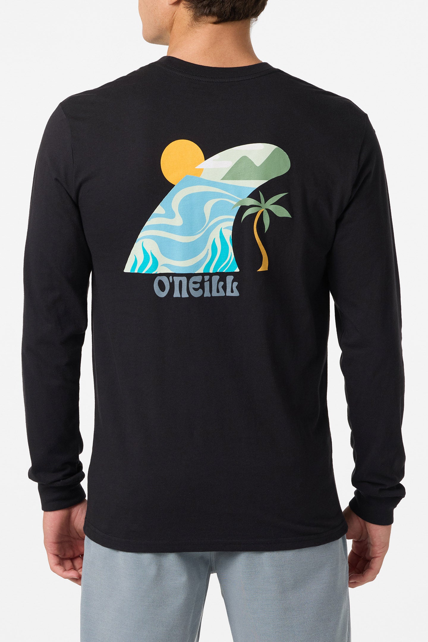 Pivot Long Sleeve Standard Fit Long Sleeve Tee - Black | O'Neill