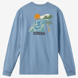 Pivot Standard Fit Long Sleeve Tee - Blue Mirage | O'Neill