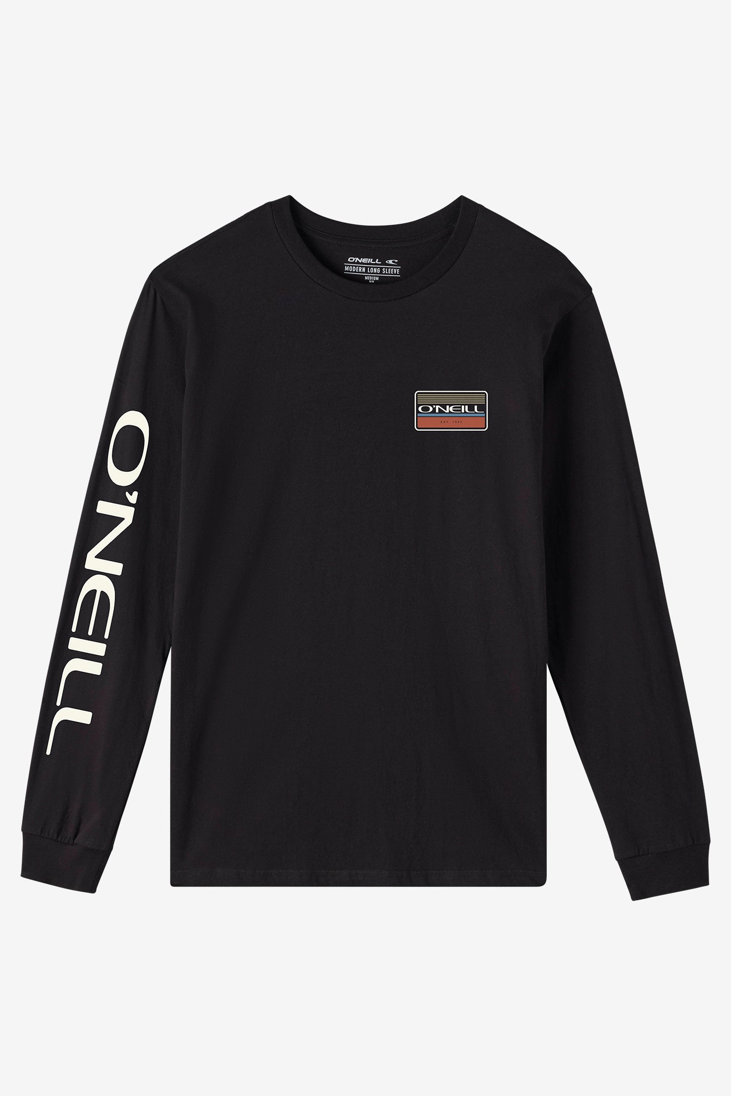 Banner Long Sleeve Standard Fit Long Sleeve Tee - Black | O'Neill
