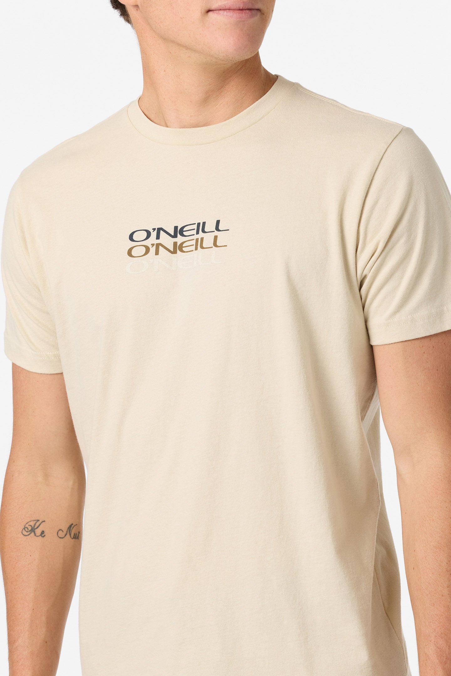 Triple Stack Standard Fit Tee - Lt Khaki | O'Neill