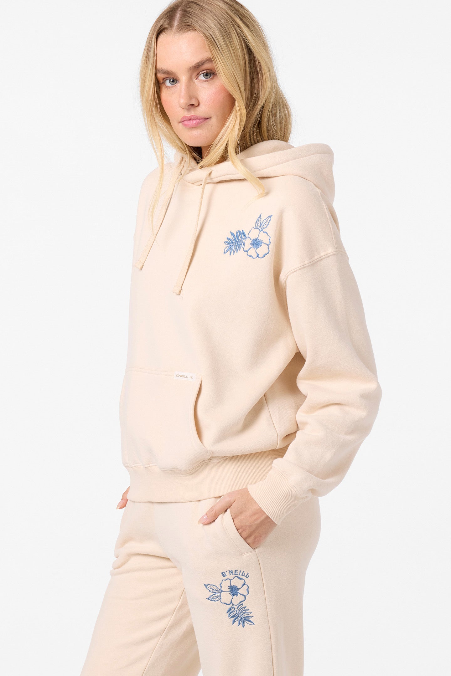 Flora Drift Hoodie Pullover Fleece - Tapioca | O'Neill