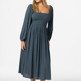 Gracyn Solid Midi Dress