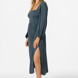 Gracyn Solid Midi Dress