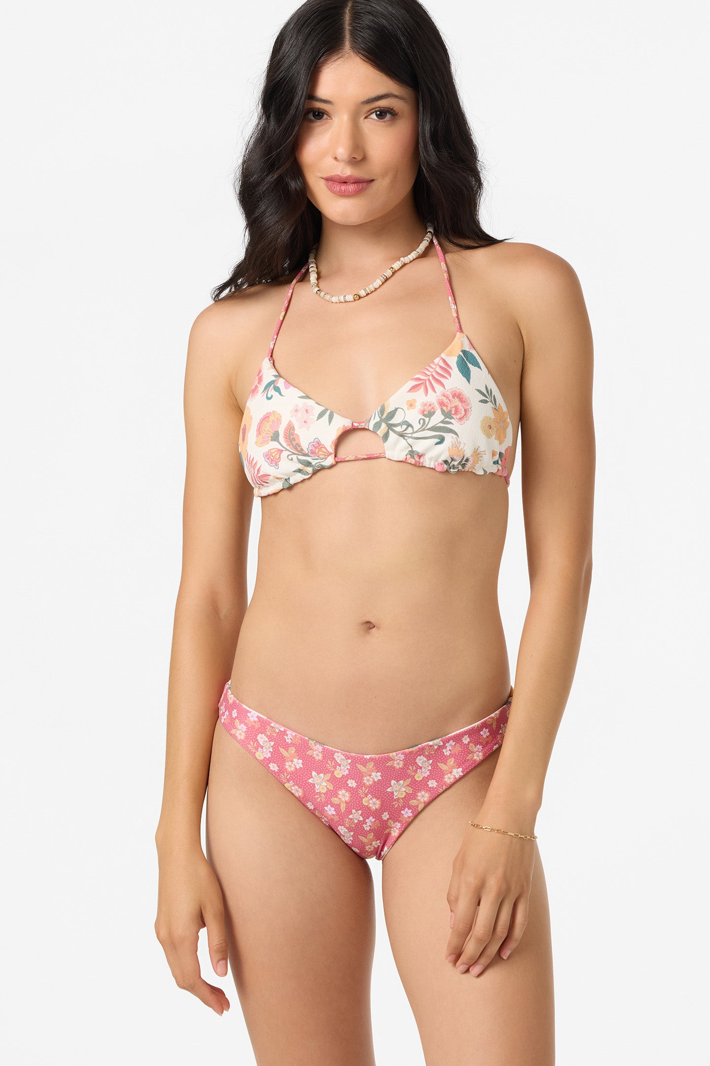 Camellia Floral Madrid Revo Halter Top - Multi Clr | O'Neill