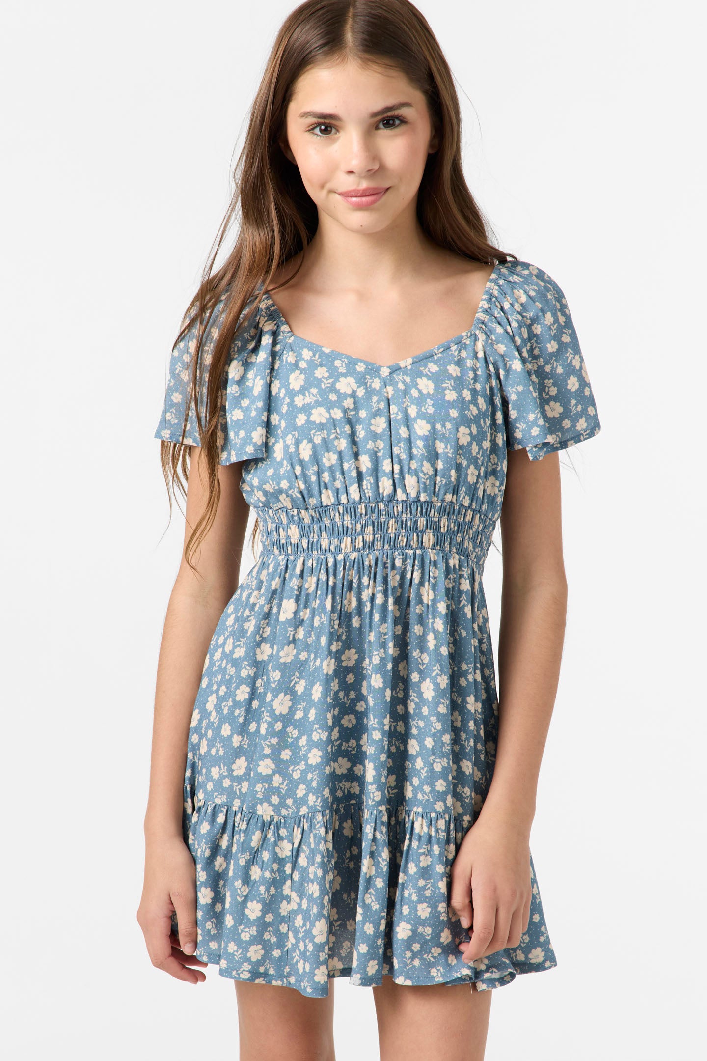 Girl's Langley Primrose Short Dress - Provincial Blue | O'Neill