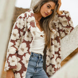 Harper High Pile Floral Jacket