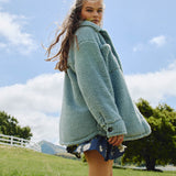 Heath High Pile Oversized Fleece Jacket