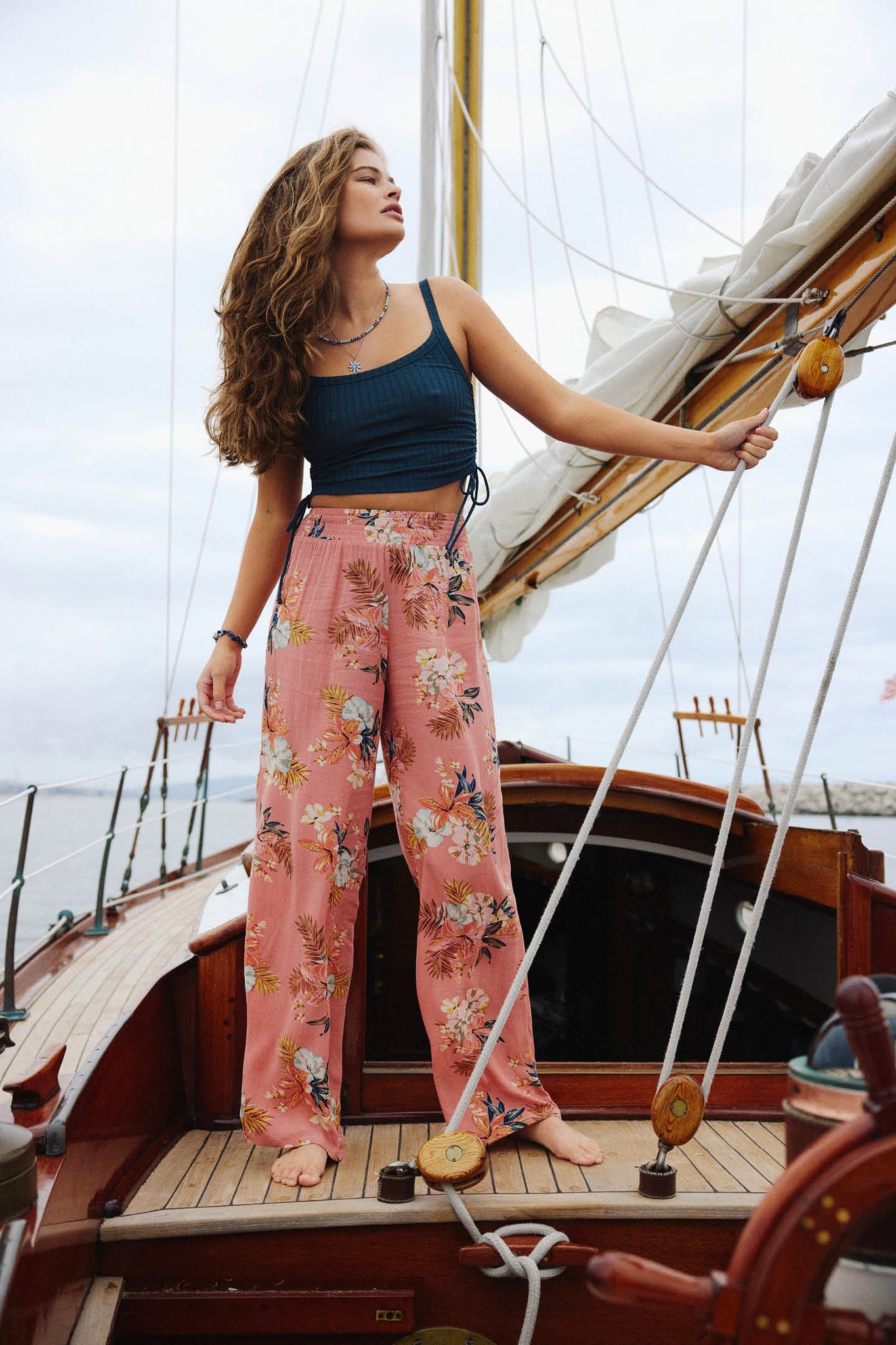 JONIE PUNTA TROPICAL BEACH PANTS