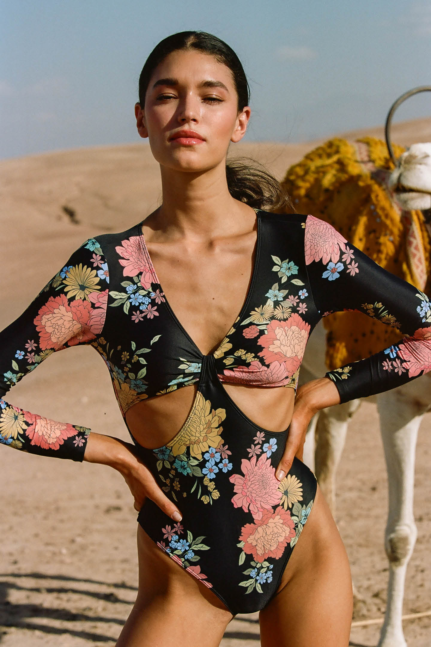 KALI FLORAL KEY WEST SURF SUIT