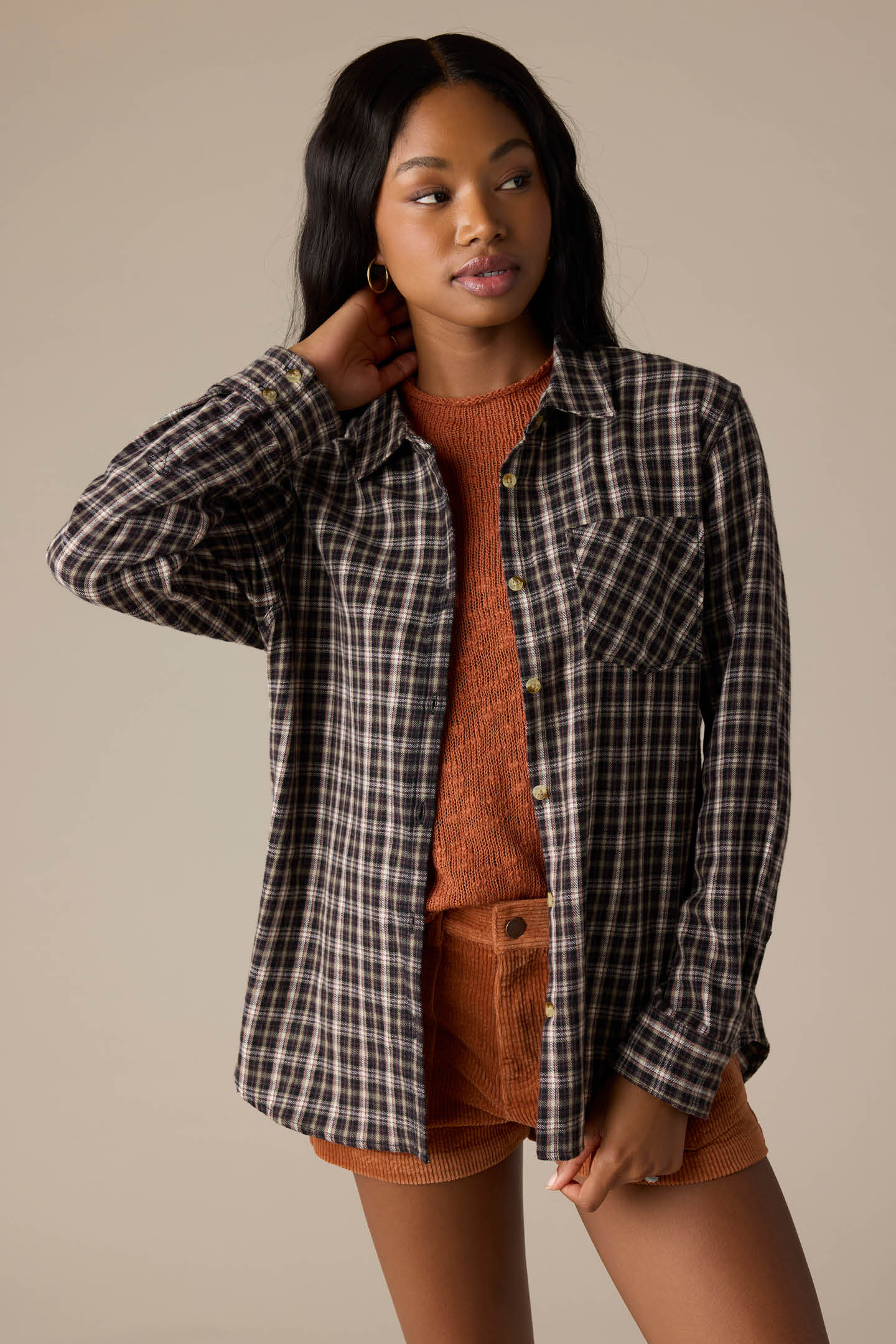 LOGAN FLANNEL RELAXED FIT SHIRT