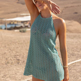 Mona Mini Crochet Lace Cover-Up Dress