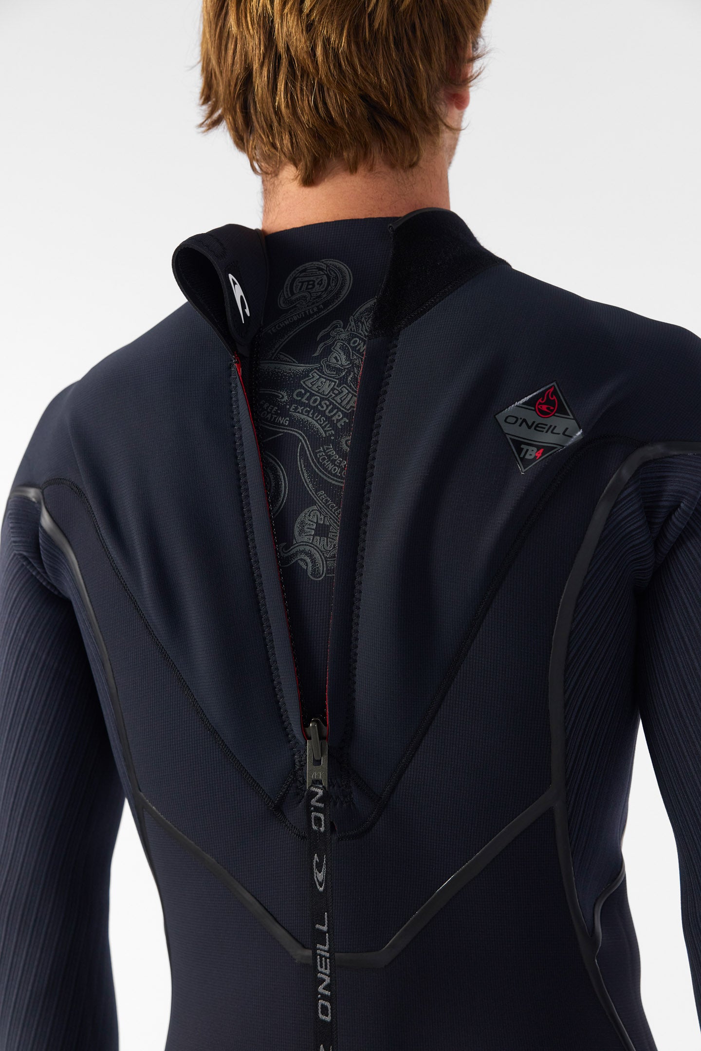 Hyperfreak Fire 4/3MM+ Back Zip Full Wetsuit - Blk/blk | O'Neill