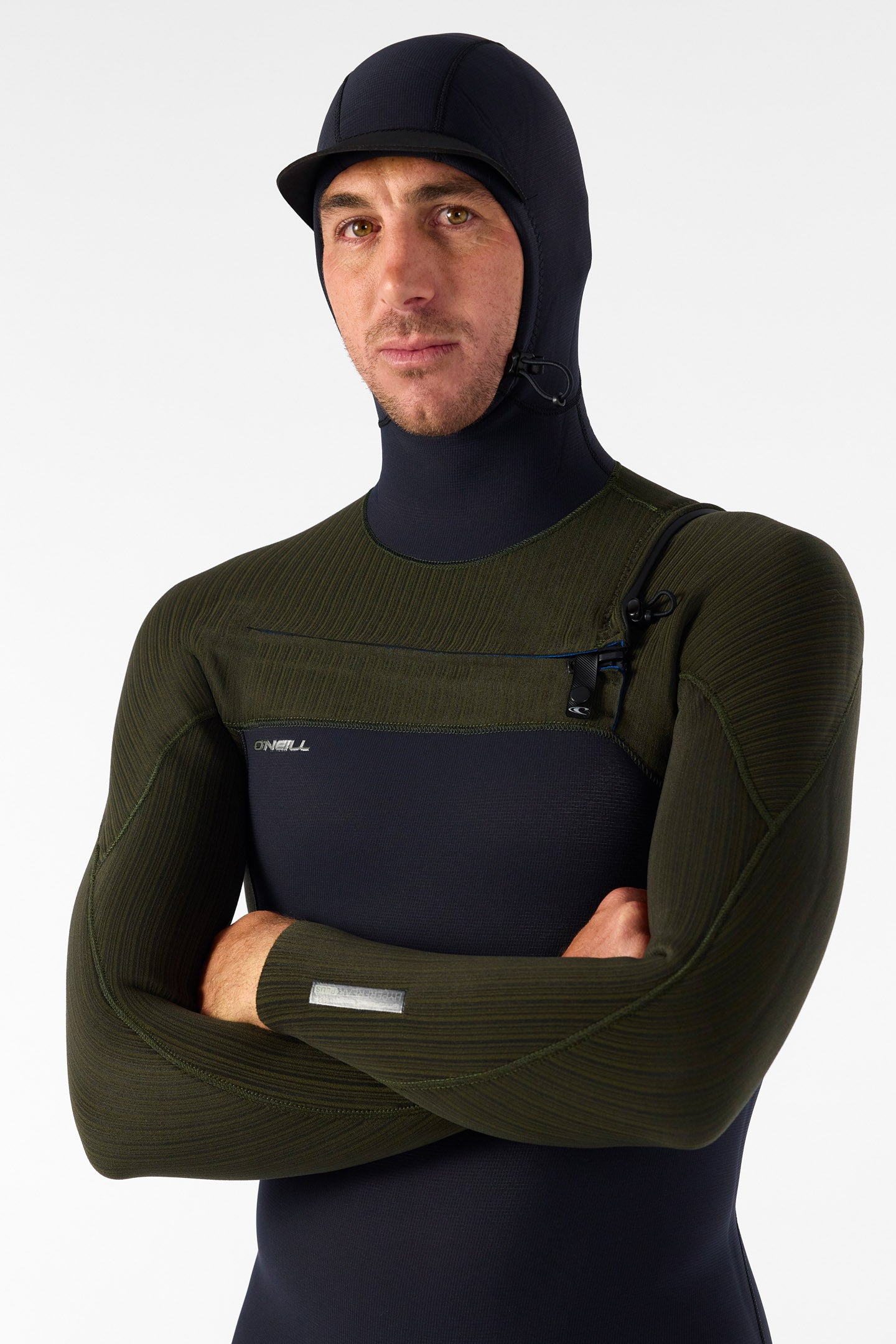 Hyperfreak 4/3+MM Chest Zip Full W/hood - Blk/ranger | O'Neill