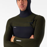 Hyperfreak 4/3mm+ Chest Zip Full Wetsuit W/ Hood