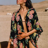 Natalie Kali Floral Kimono Cover-Up