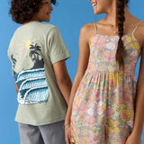 Girl's Dorrie Janis Floral Romper