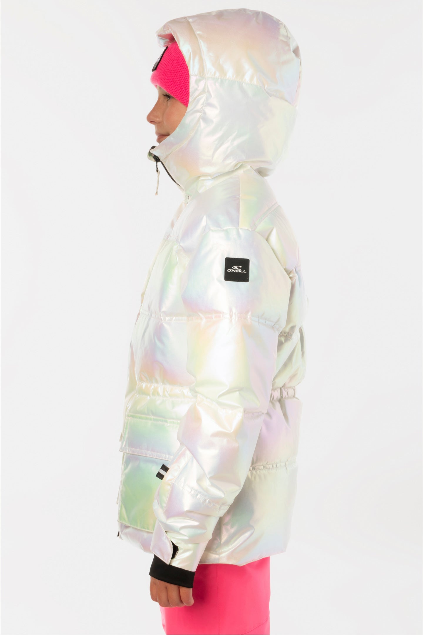 Girl's Fwc Cruz Puffer Snow Jacket - Pearl | O'Neill