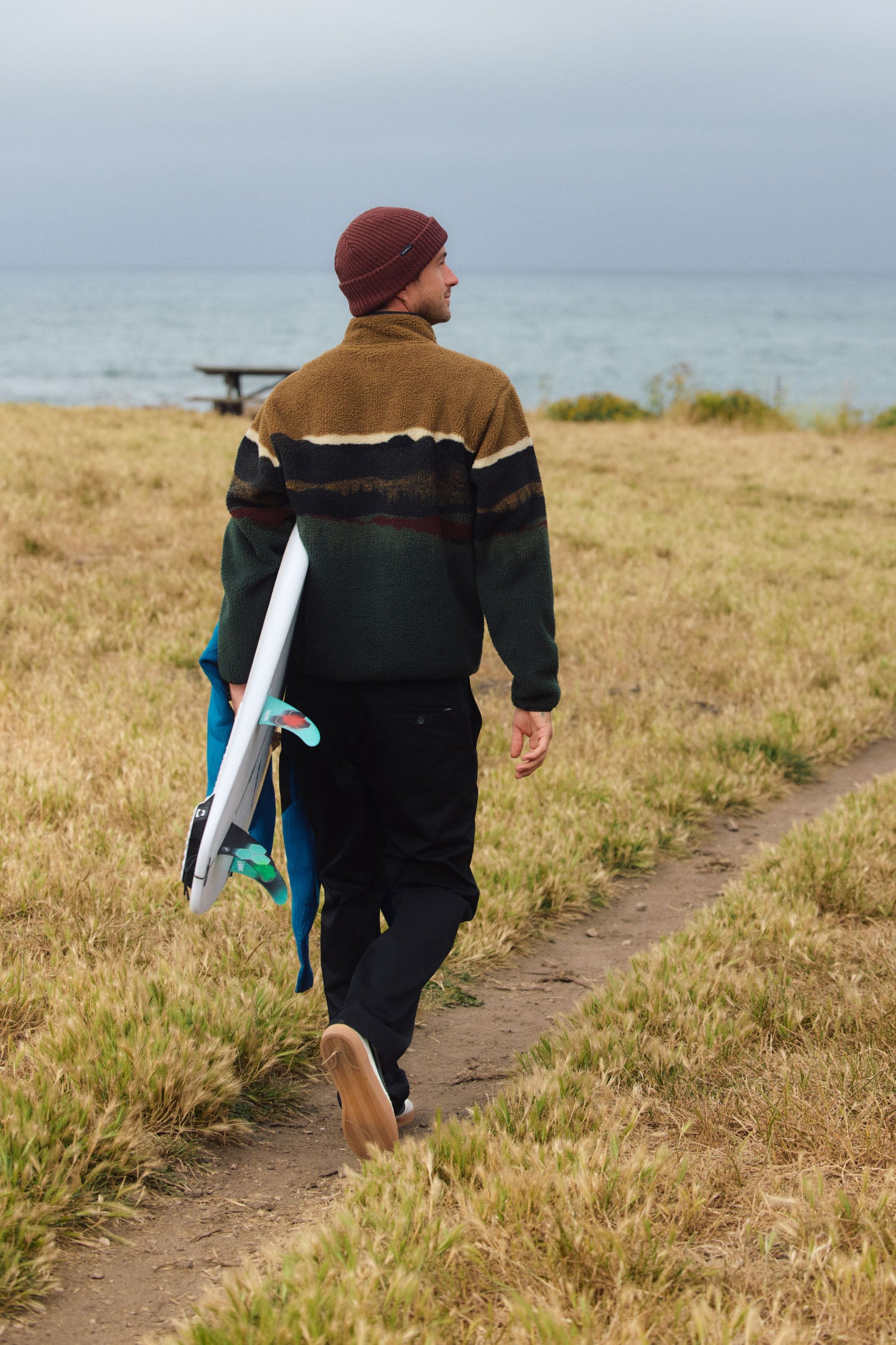 Crestline Hi Pile Half Snap Jacket - O'Neill