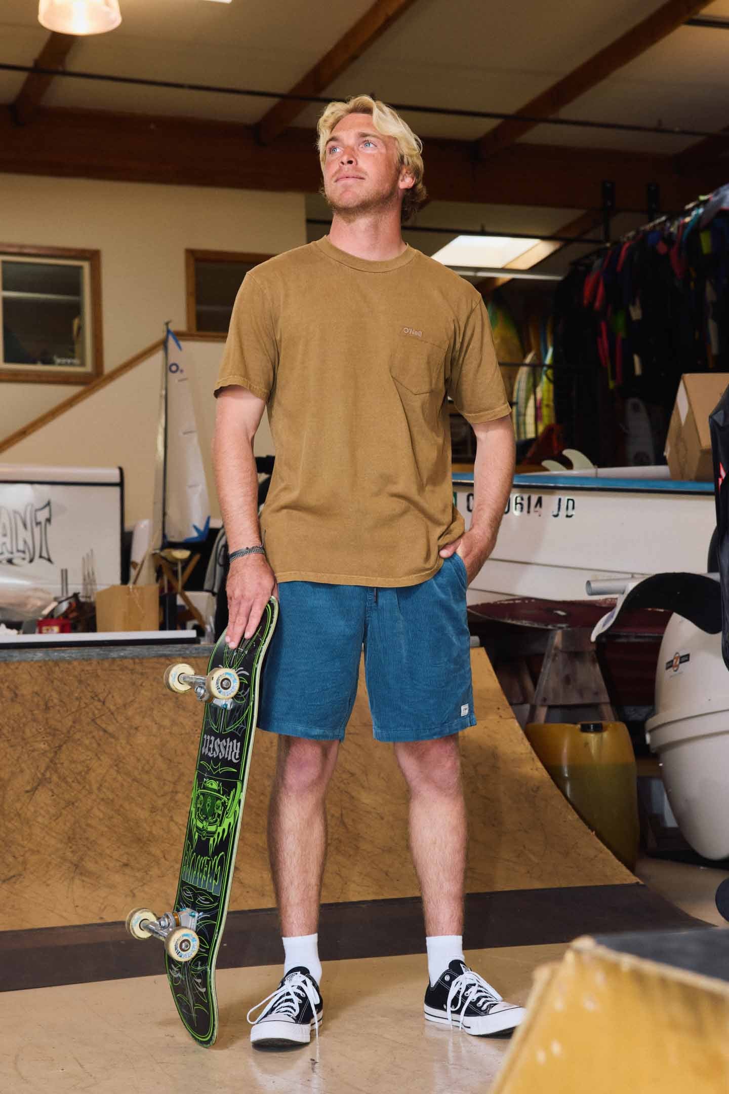O'Riginals Pocket Relaxed Fit Tee - Dark Khaki | O'Neill