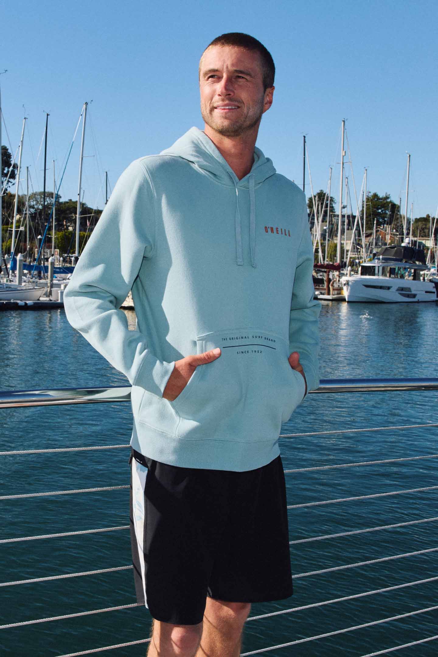 Surf Sesh Classic Hoodie Pullover Fleece - Stone Blue | O'Neill