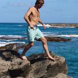 Hyperfreak Mysto Scallop 19" Boardshorts - Green | O'Neill