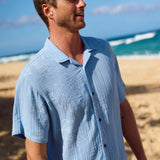 Pipeline Rodeo Monstera Shirt - Blue Glass | O'Neill